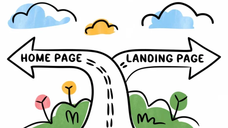 Home Page vs a Landing Page on Your SaaS Website